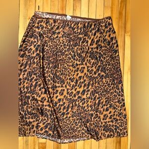 a new day Animal Print Skirt